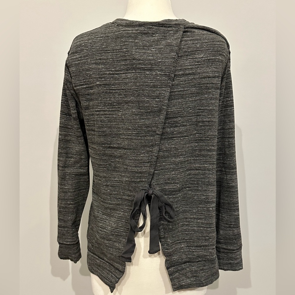 Daily Ritual tie Back Sweatshirt - Picture 2 of 10